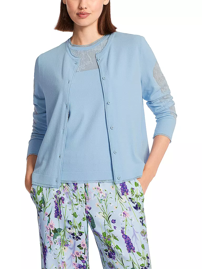 MARC CAIN Strickjacke hellblau