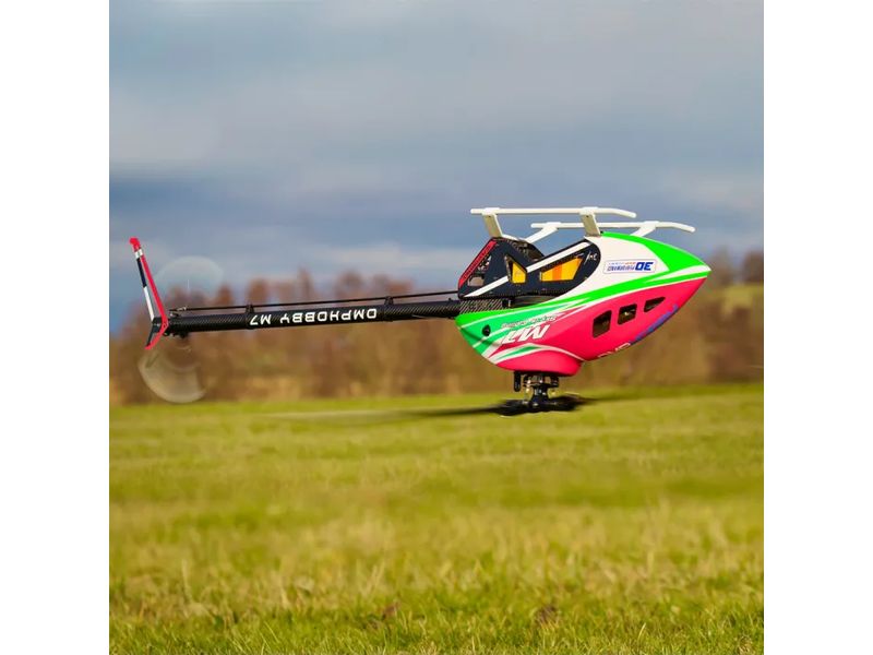OMPHobby Helikopter M7 Tropical Pink Bausatz und Motor M7 vielseitiger Modellheli