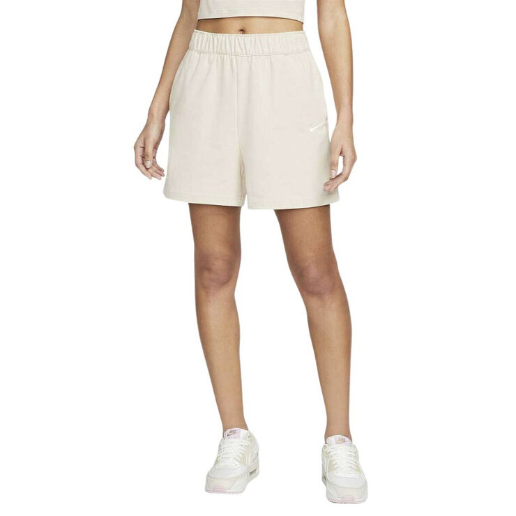 Nike Sportswear Jersey shorts Sanddrift/white