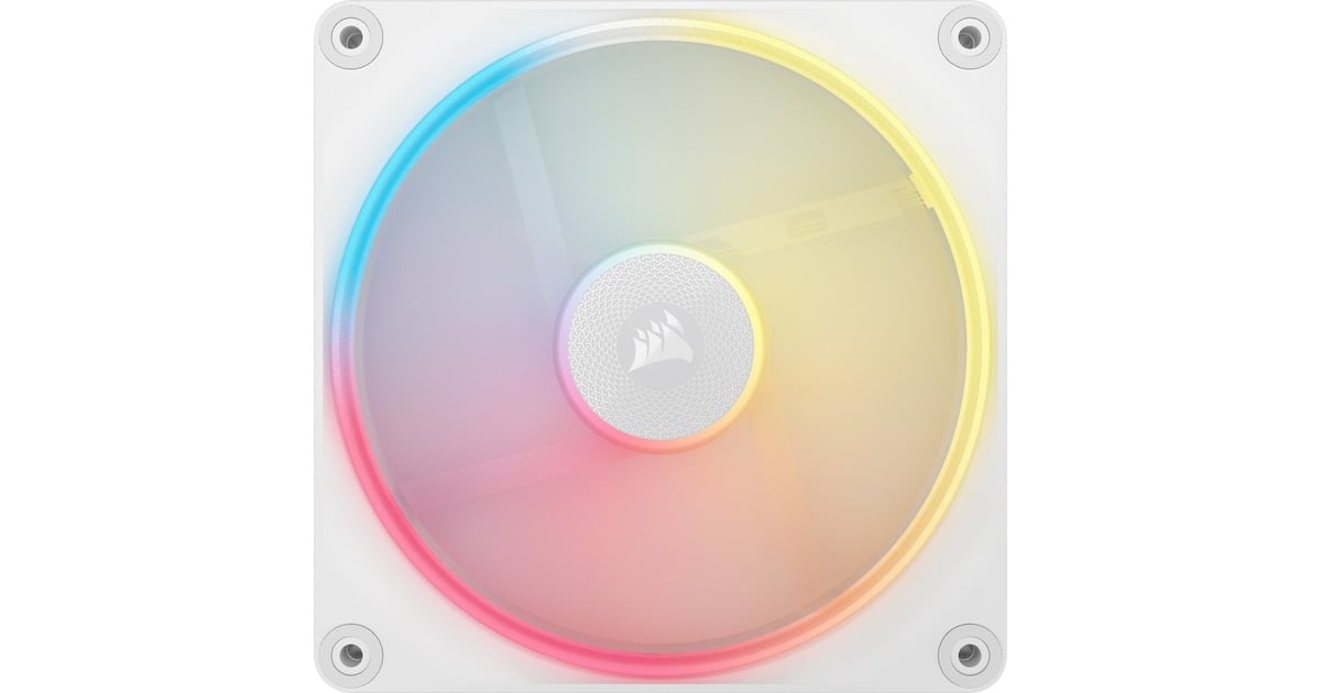 CorsairiCUE LINK LX140-R RGB Reverse Starterskit case fans  (Wit, 2 stuks, 140 x 140 x 25 mm, PWM)