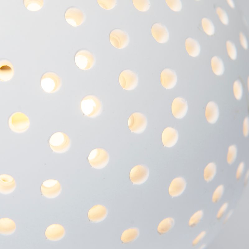 Moderne wandlamp wit gips bol met lichteffect - Blur