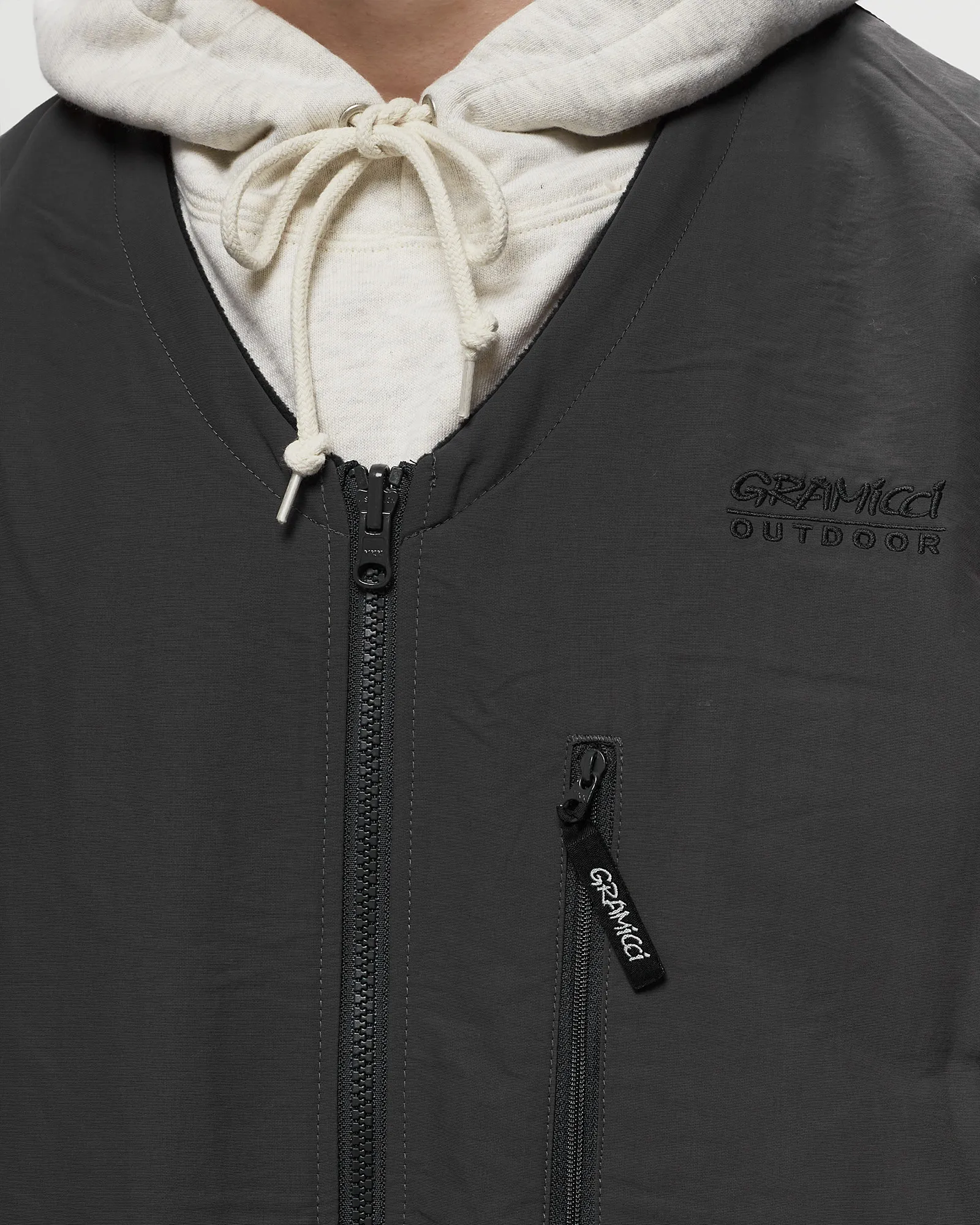 Gramicci REVERSIBLE FLEECE CARDIGAN