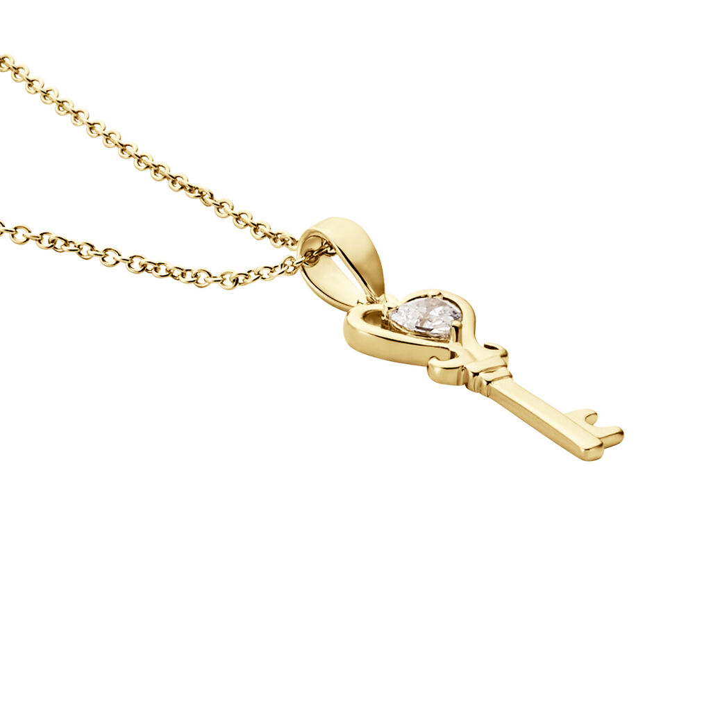 Collier Imman Plaque Or Oxyde
