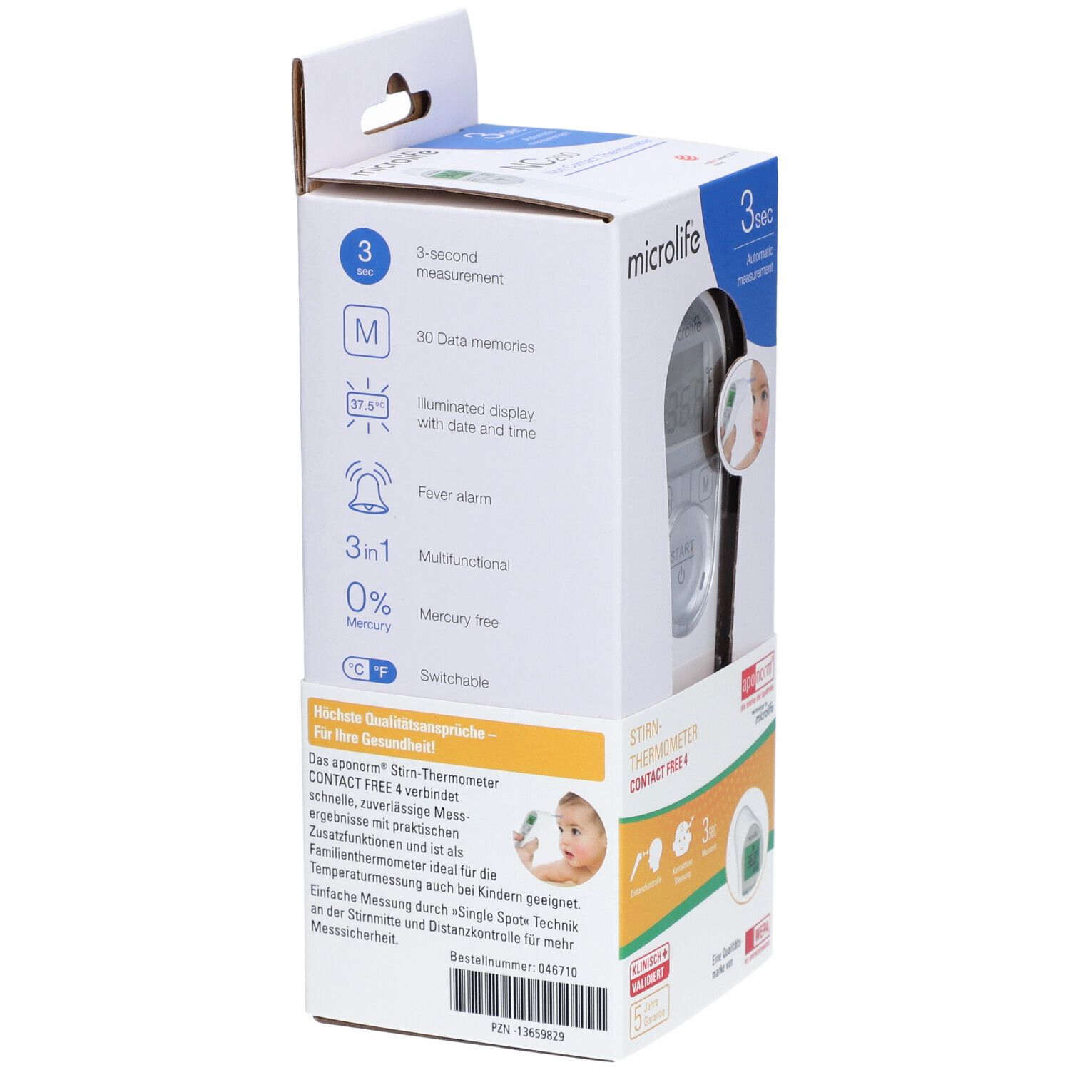 aponorm® Stirnthermometer Contact-Free 4