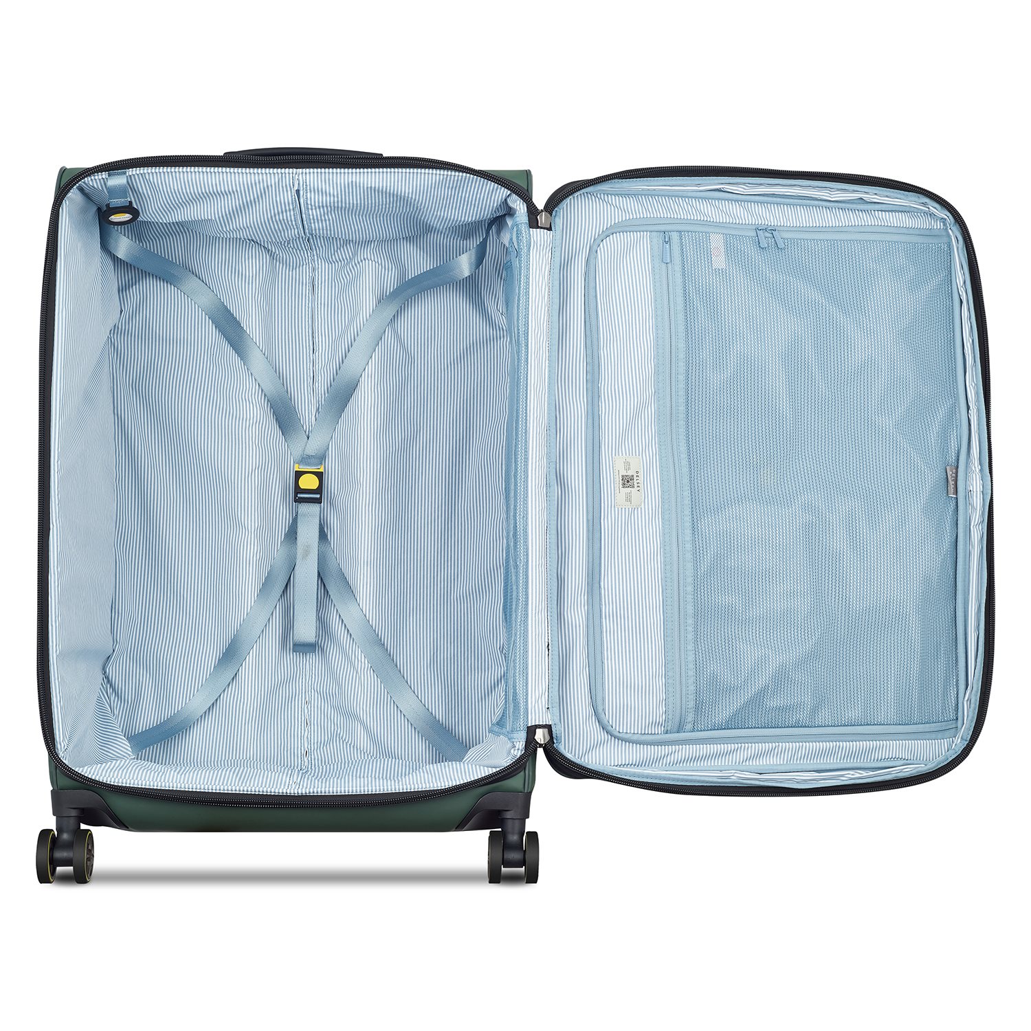 Delsey Turenne Soft Trolley L Expandable dark green