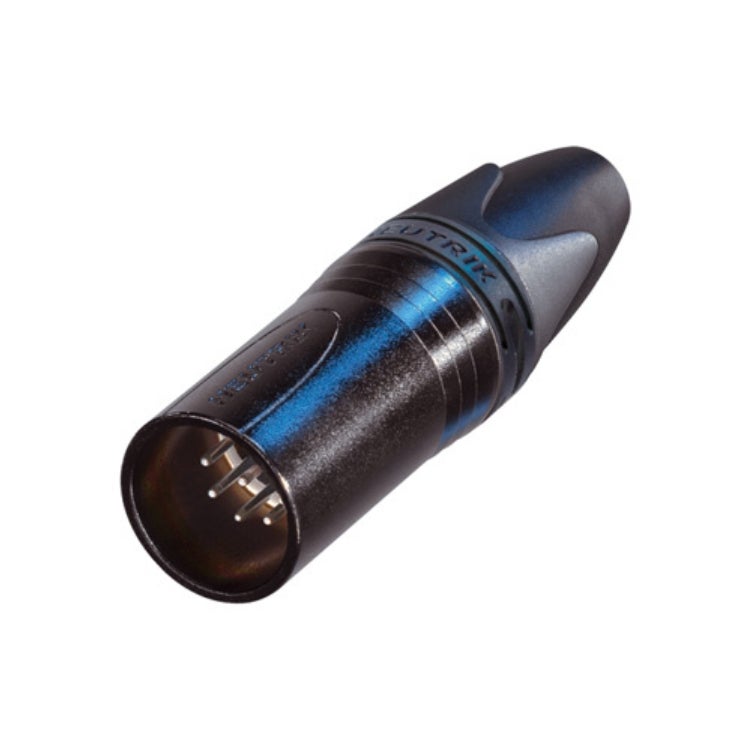 Neutrik NC7MXX-BAG XLR kabeldeel 7p male zwart
