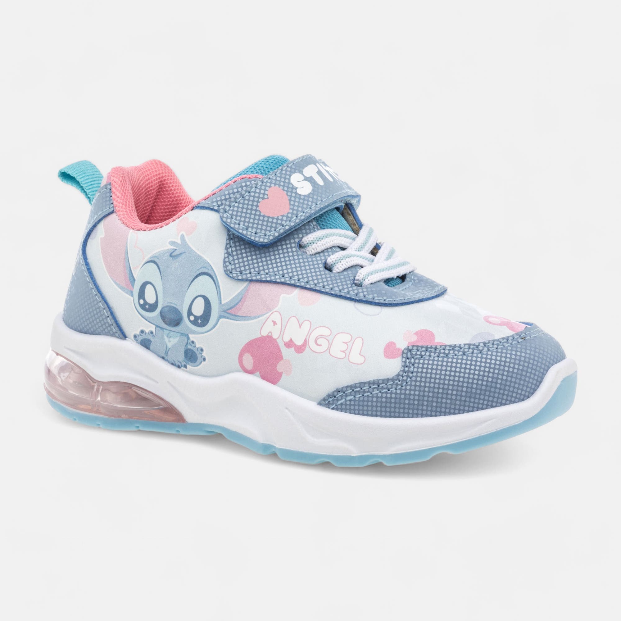 Baskets Fille bleu
