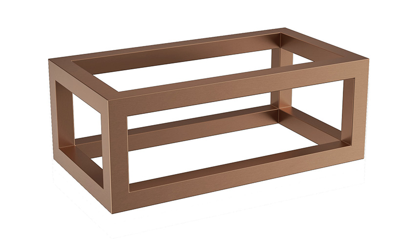 Mueller Bronzo frame voor fontein 40x22cm brons geborsteld