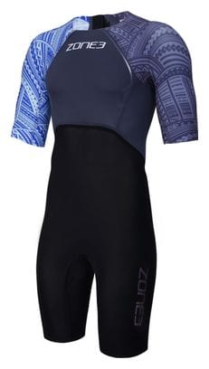 Combinaison Trifonction Manches Courtes Zone3 Kona Target Bleu Violet