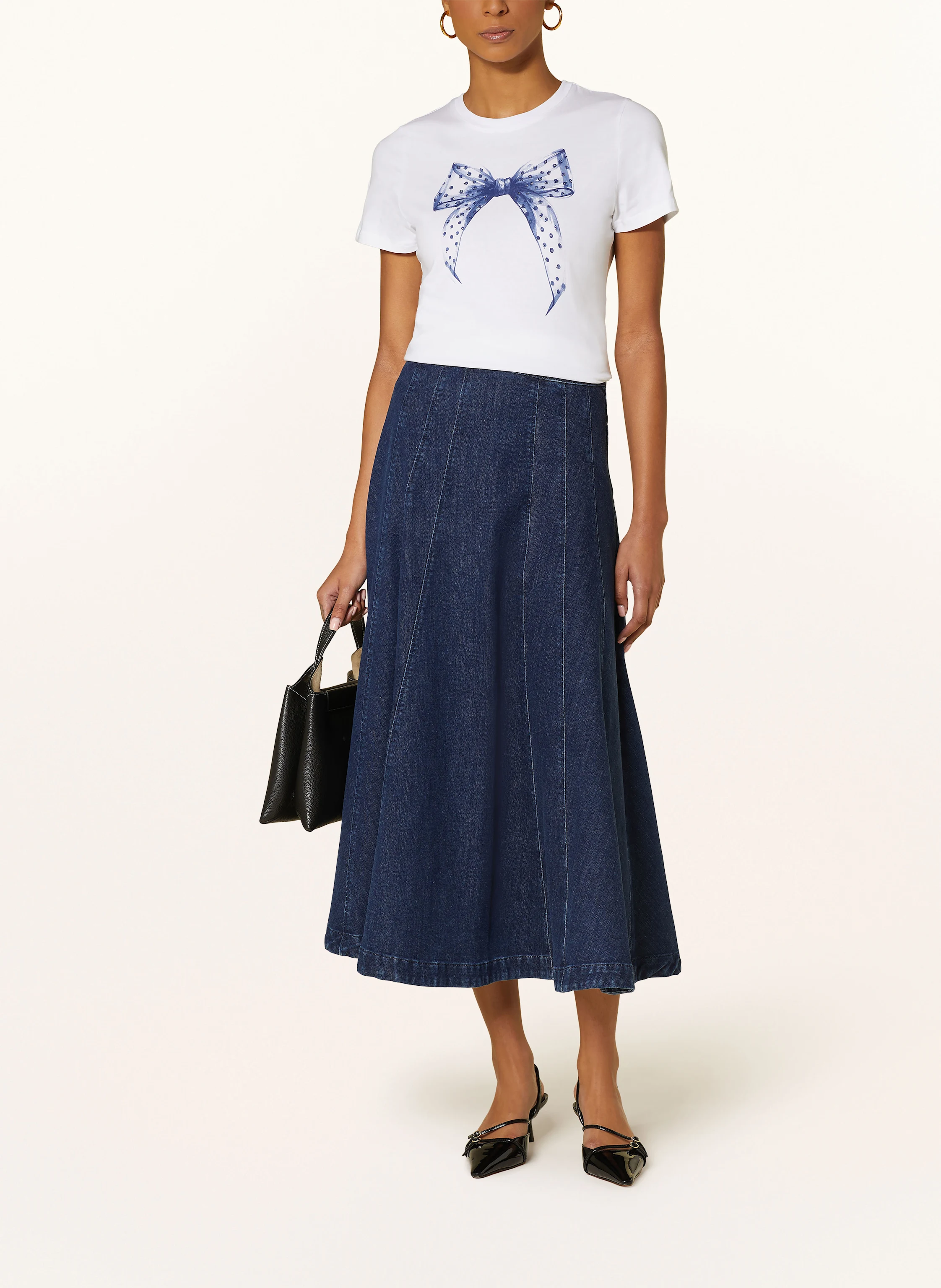 Rich & Royal T-Shirt mit Schmucksteinen