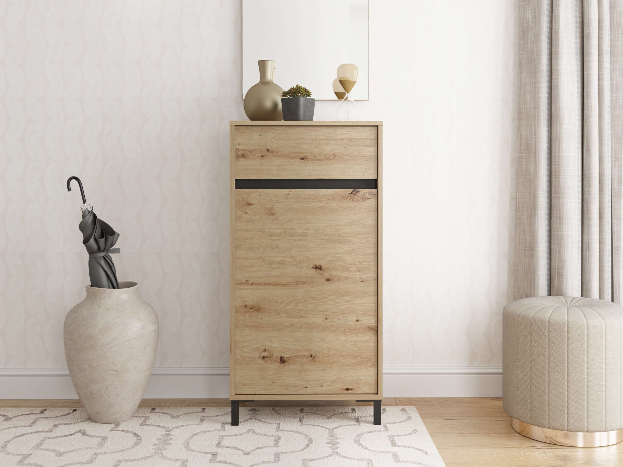 Home affaire Garderoben-Set »Arran Flurmöbel, Dielenmöbel, Flurschrank, Flurgarderobe Breite 189 cm« 5tlg,