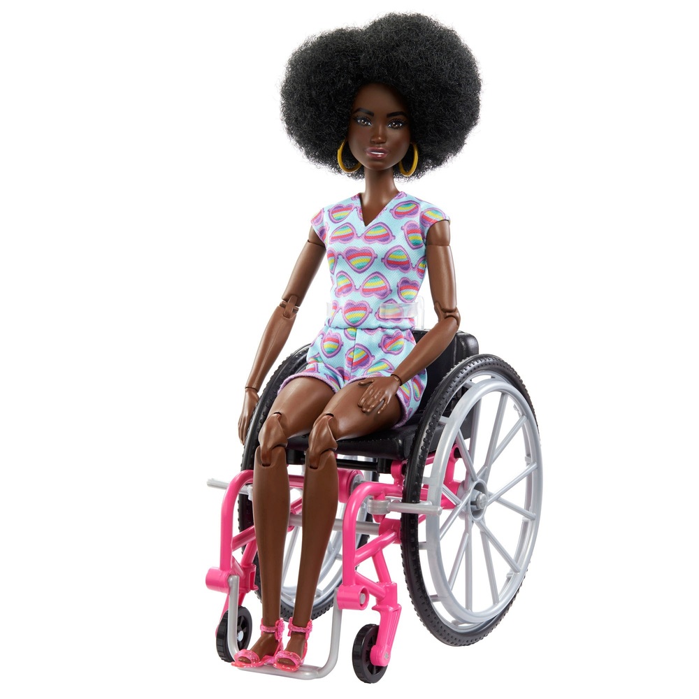 Barbie Fashionistas Puppe 194 mit Rollstuhl und Rampe