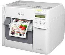 Epson TM-C3500 labelprinter Inkjet Kleur 720 x 360 DPI 103 mm/sec Bedraad Ethernet LAN