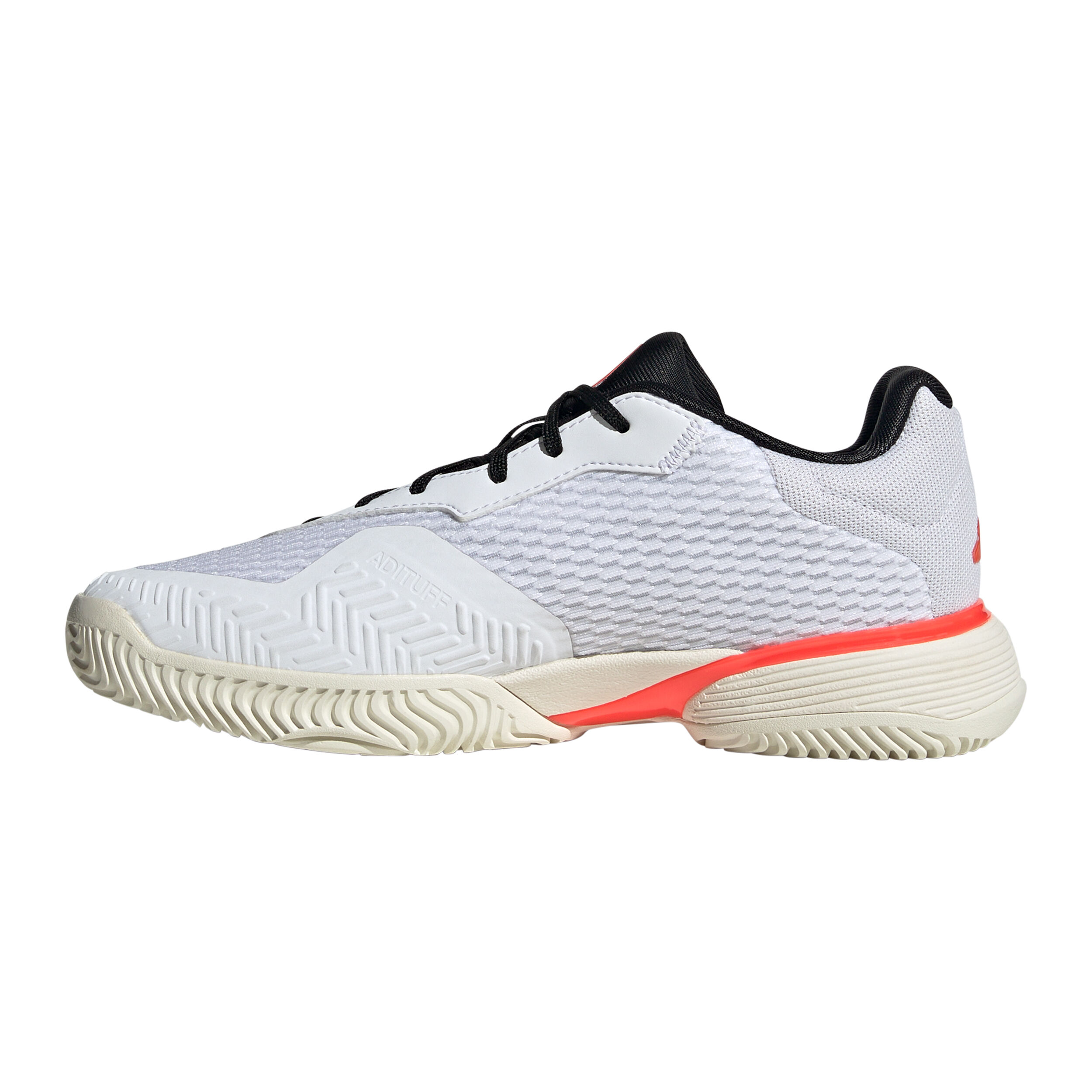 adidas Barricade Chaussures Toutes Surfaces Enfants - Blanc , Noir