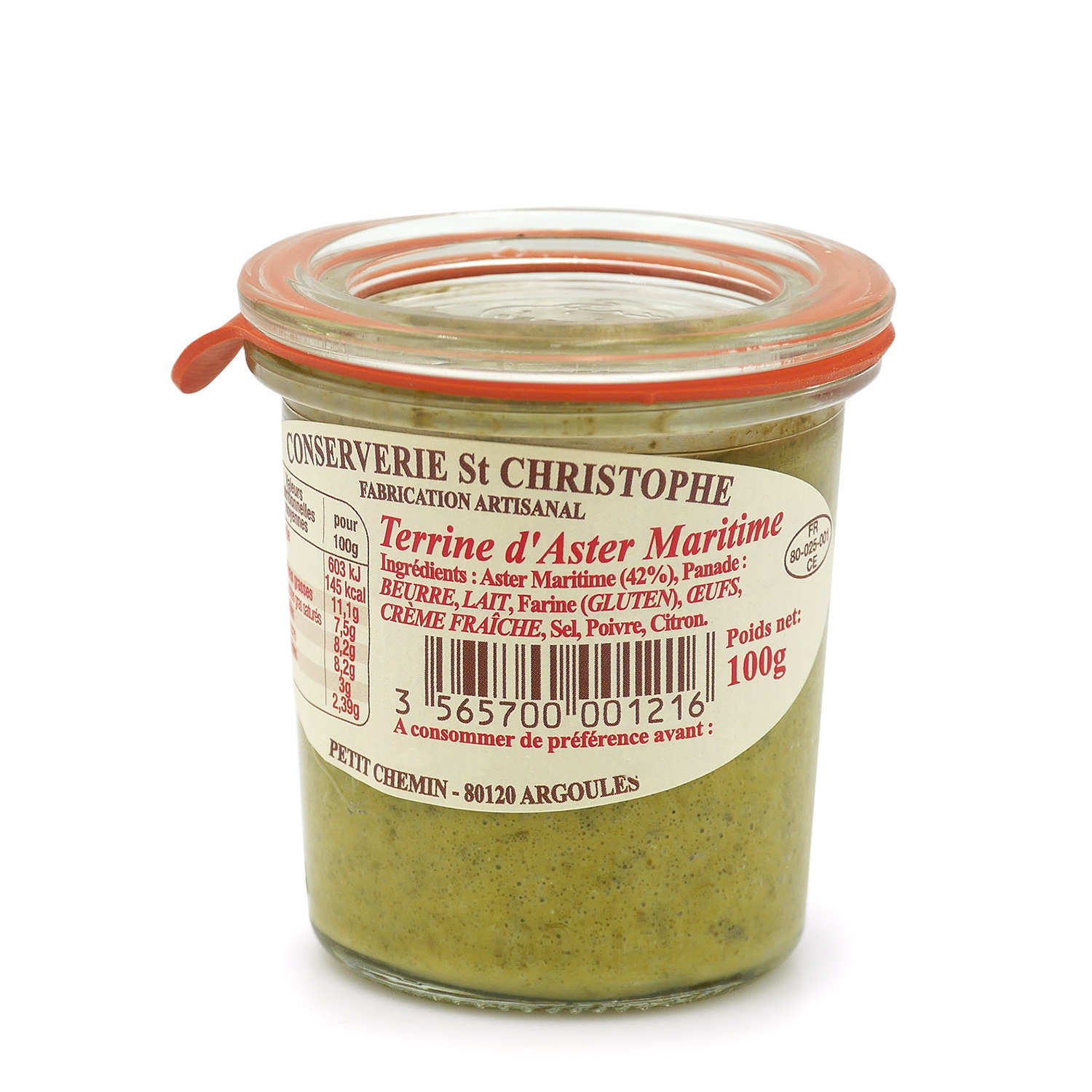 Terrine d'aster maritime