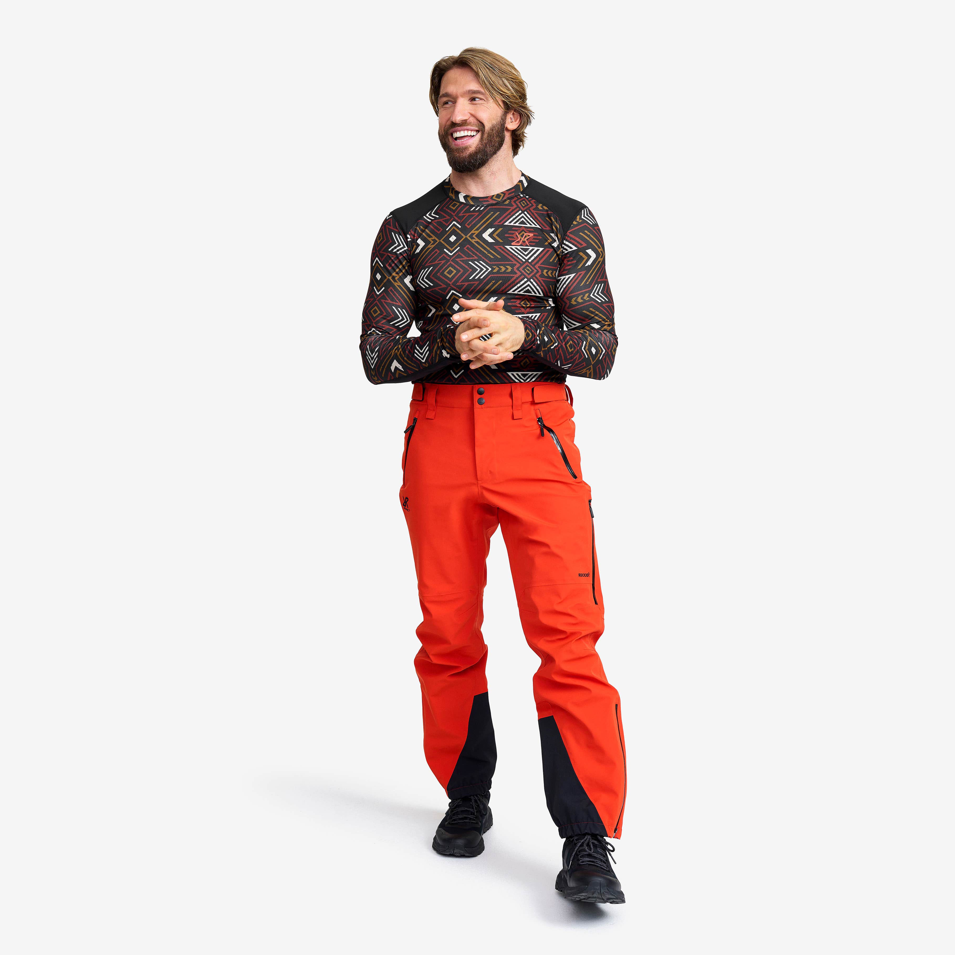 Cyclone 3L Shell Pants Herre Pureed Pumpkin