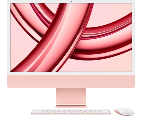 Apple 24-inch iMac - Retina 4,5K display, M3 chip 8‑core CPU   8‑core GPU, 8GB RAM, 256GB SSD - Pink