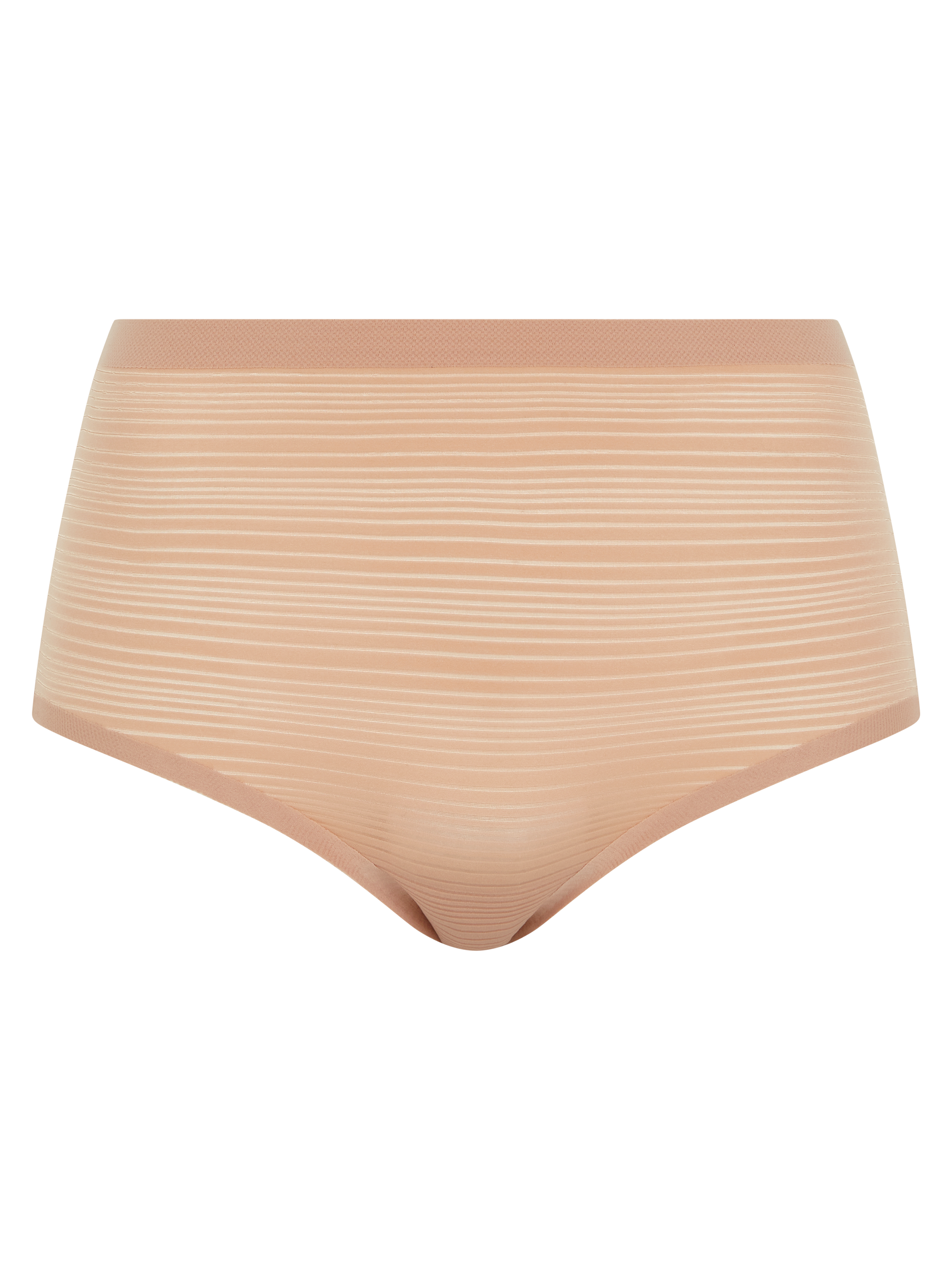 SOFTSTRETCH STRIPES - Culottes taille haute | Beige