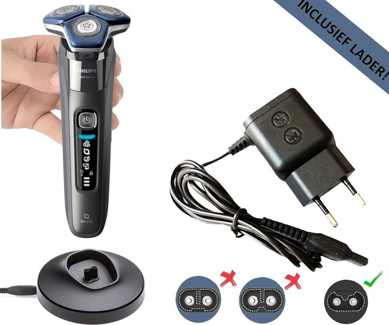 Philips - Oplaadstation - Geschikt voor Shaver 7000/9000 Series - Inclusief Snellader - Dock met Oplaadkabel