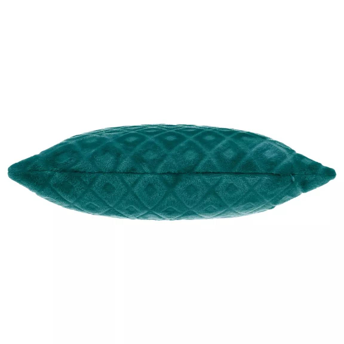 Coussin carré (40 cm) 3D Losange Bleu canard