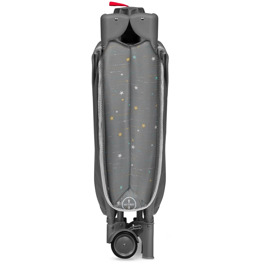 lionelo Reisebett Stefi Plus Grey Multicolor