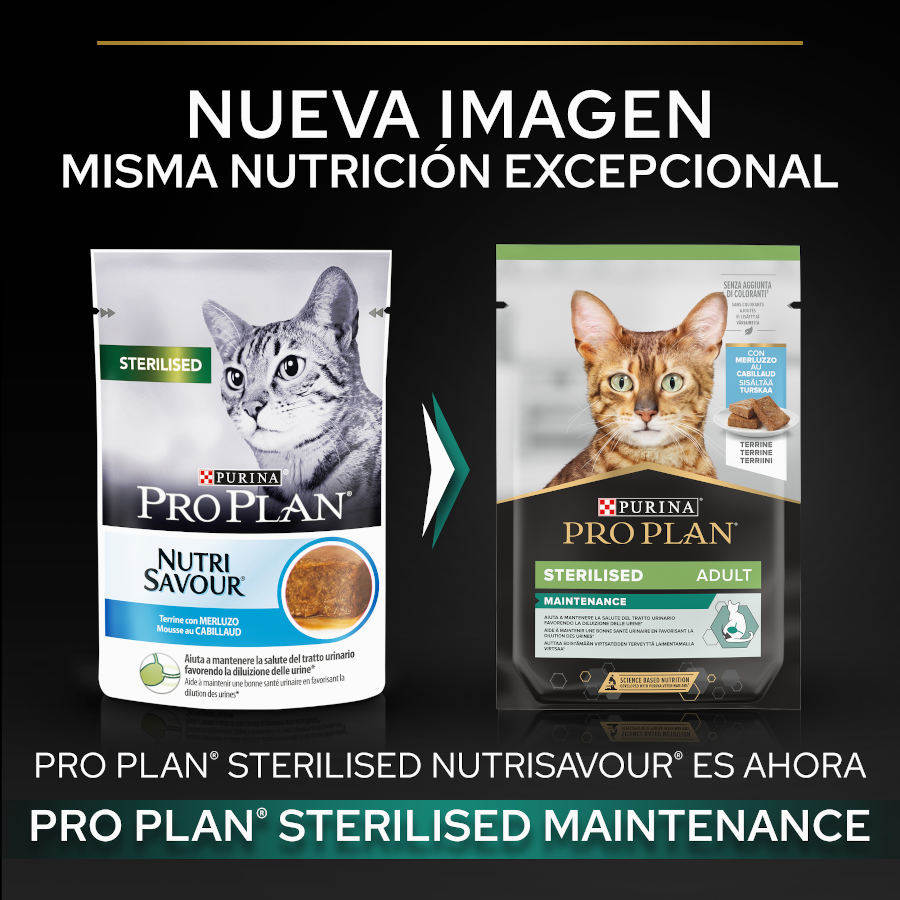 Pro Plan Multipack Sobres Bacalao para gatos esterilizados