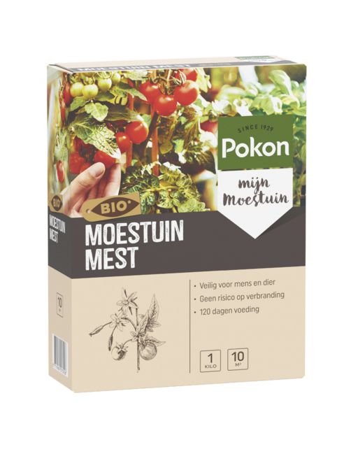 Pokon Bio Moestuinmest - Meststoffen - 1 kg