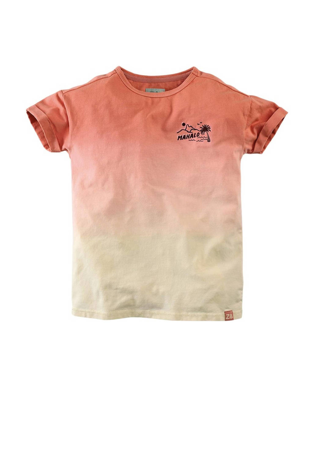 Z8 T-shirt Dennis oranje/ecru