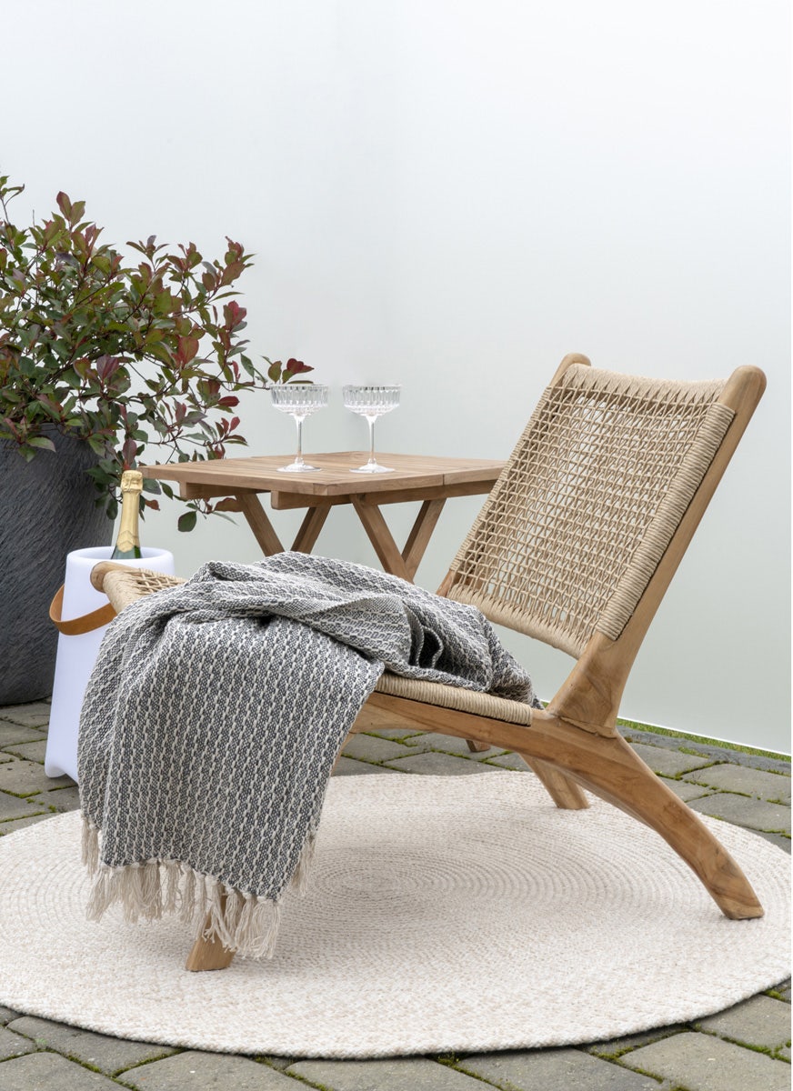 Artichok Sander plaid donkergrijs - 160 x 130 cm