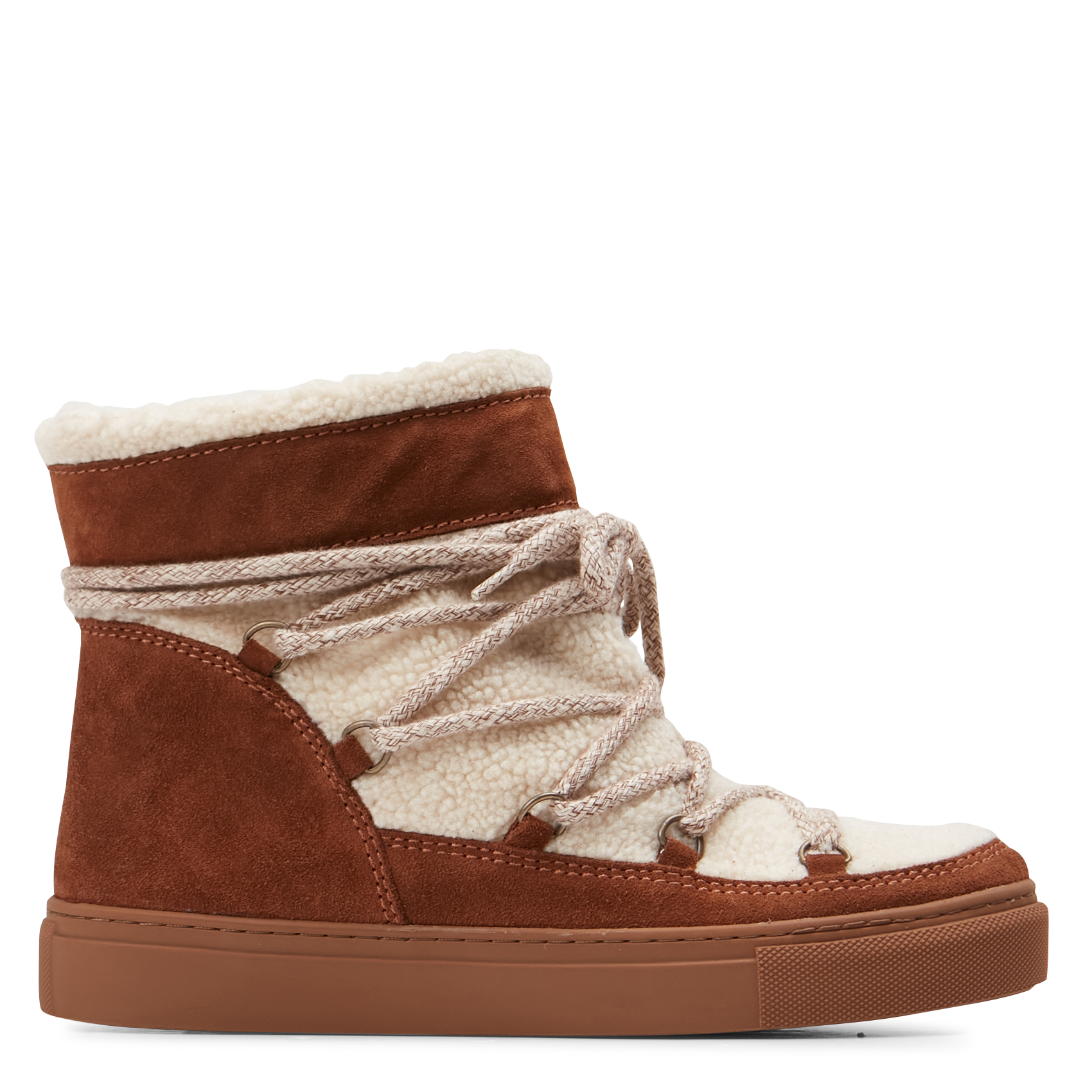 ERICA - Baskets montantes en cuir velours mélangé | Multicolore