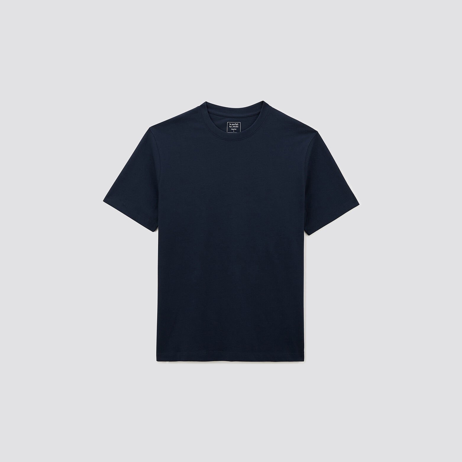 Tee shirt 'le parfait by JULES' coton issu de l'ag Bleu foncé