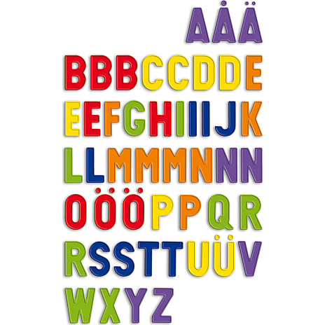 Quercetti magnetiske bogstaver