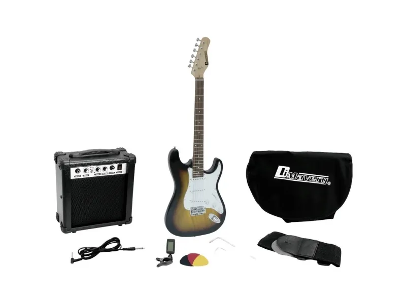 DIMAVERY EGS-1 E-Gitarren-Set, sunburst (26210103)
