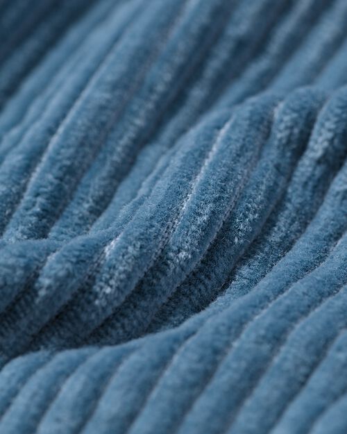 chemise bébé en velours côtelé bleu