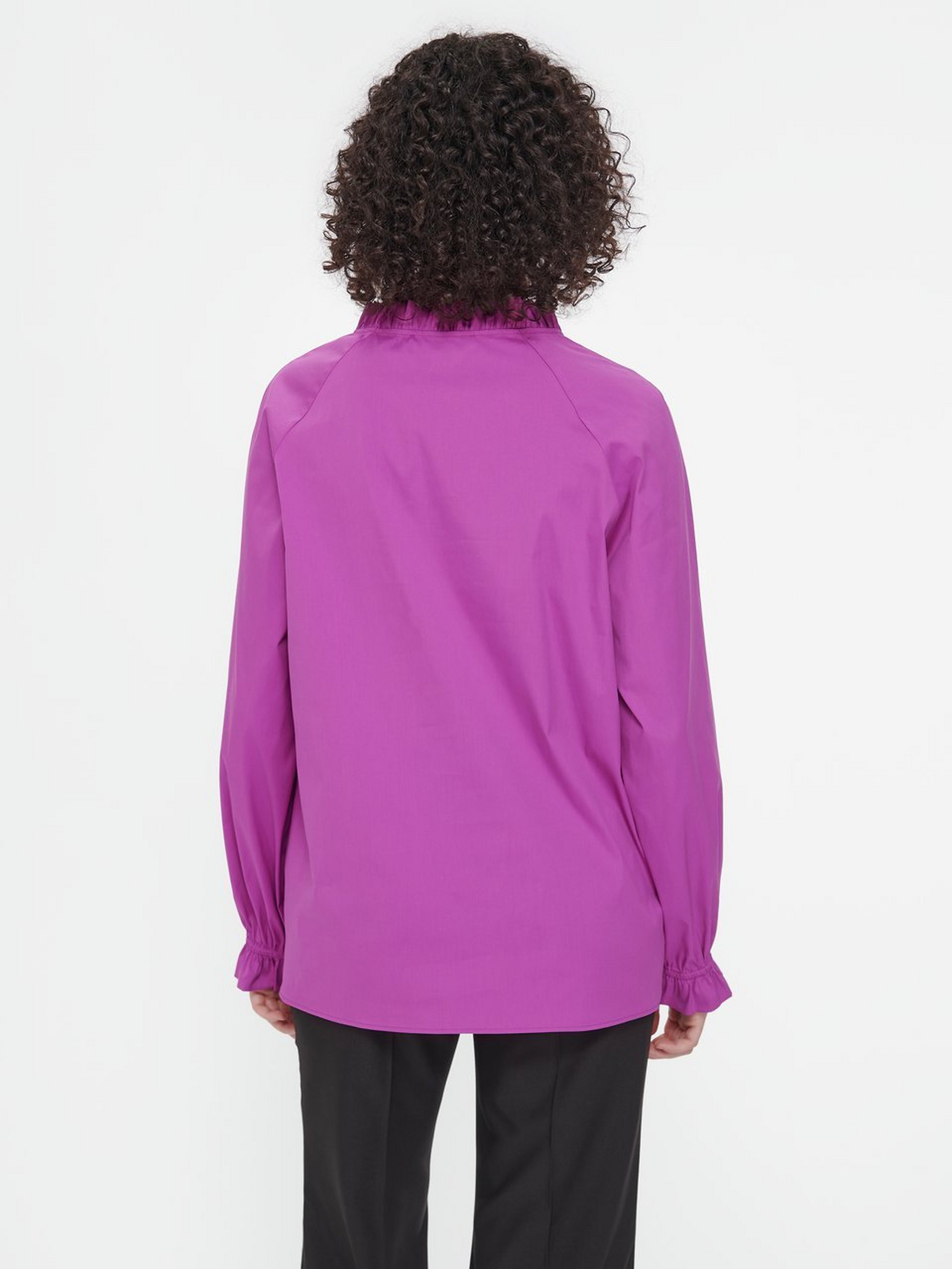 Bluse mit V-Ausschnitt