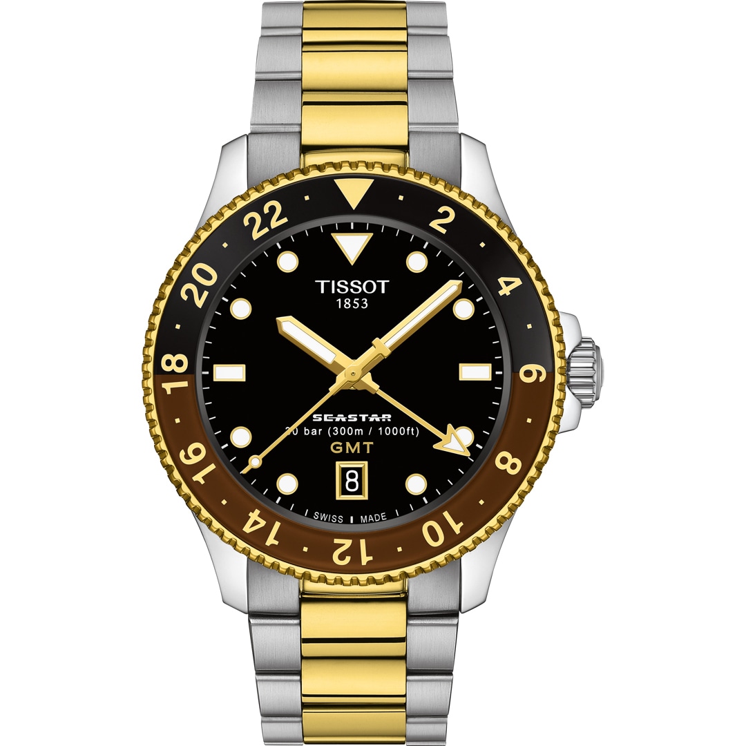 Tissot Seastar 1000 GMT 40mm Bicolor