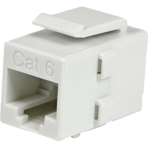 StarTech.com Coupleur RJ45 de type Keystone Jack Cat 6 F/F - Blanc