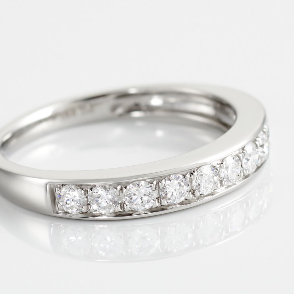 Demi Alliance Juliette Platine Blanc Diamant