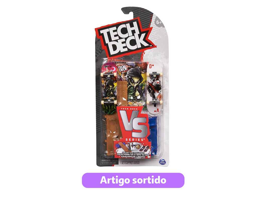 CONJUNTO TECH DECK VS MODELOS SORTIDOS
