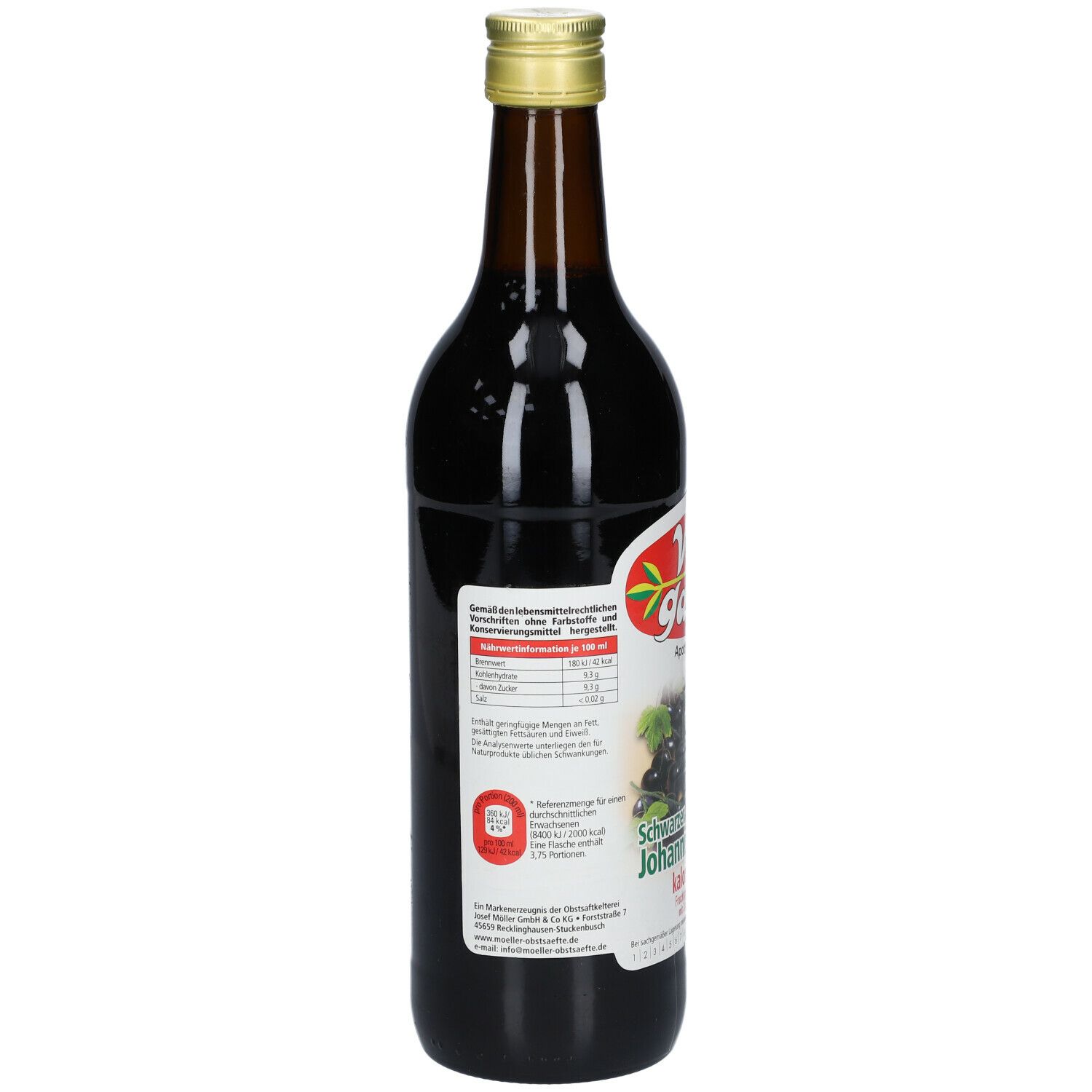 Vitagarten Schwarze Johannisbeere Diätnektar