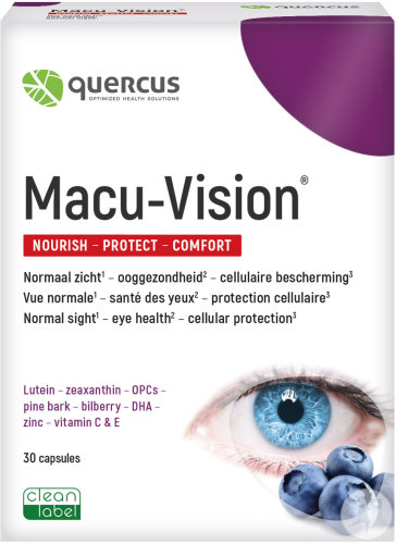 Quercus Macu-Vision Complément Alimentaire Pour La Santé Des Yeux 30 Gélules