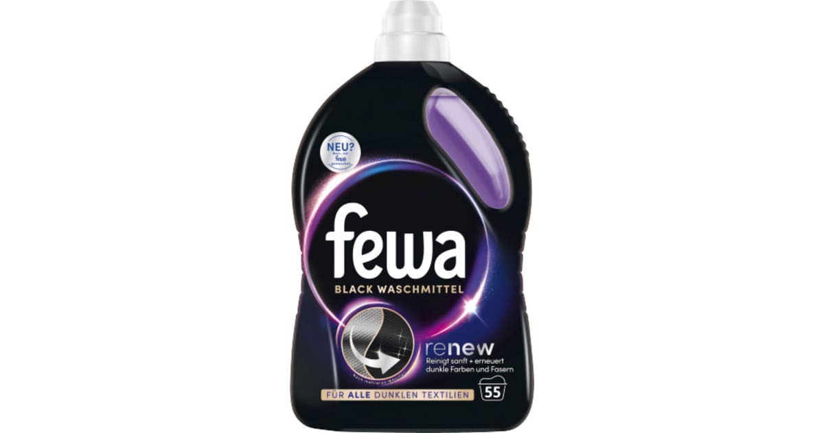Fewa Renew Black 55 Waschgänge