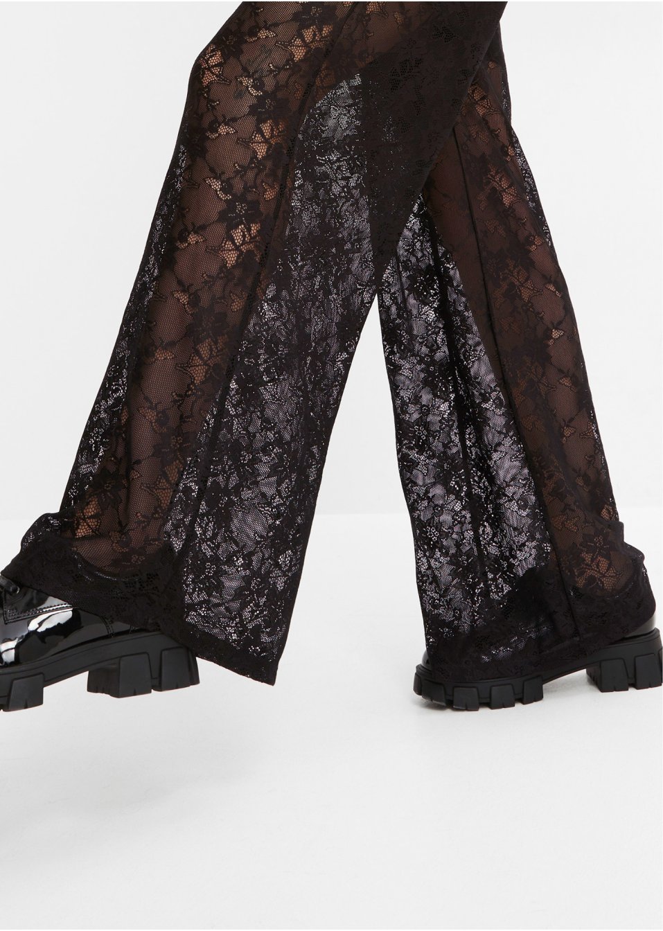 Pantalon avec dentelle