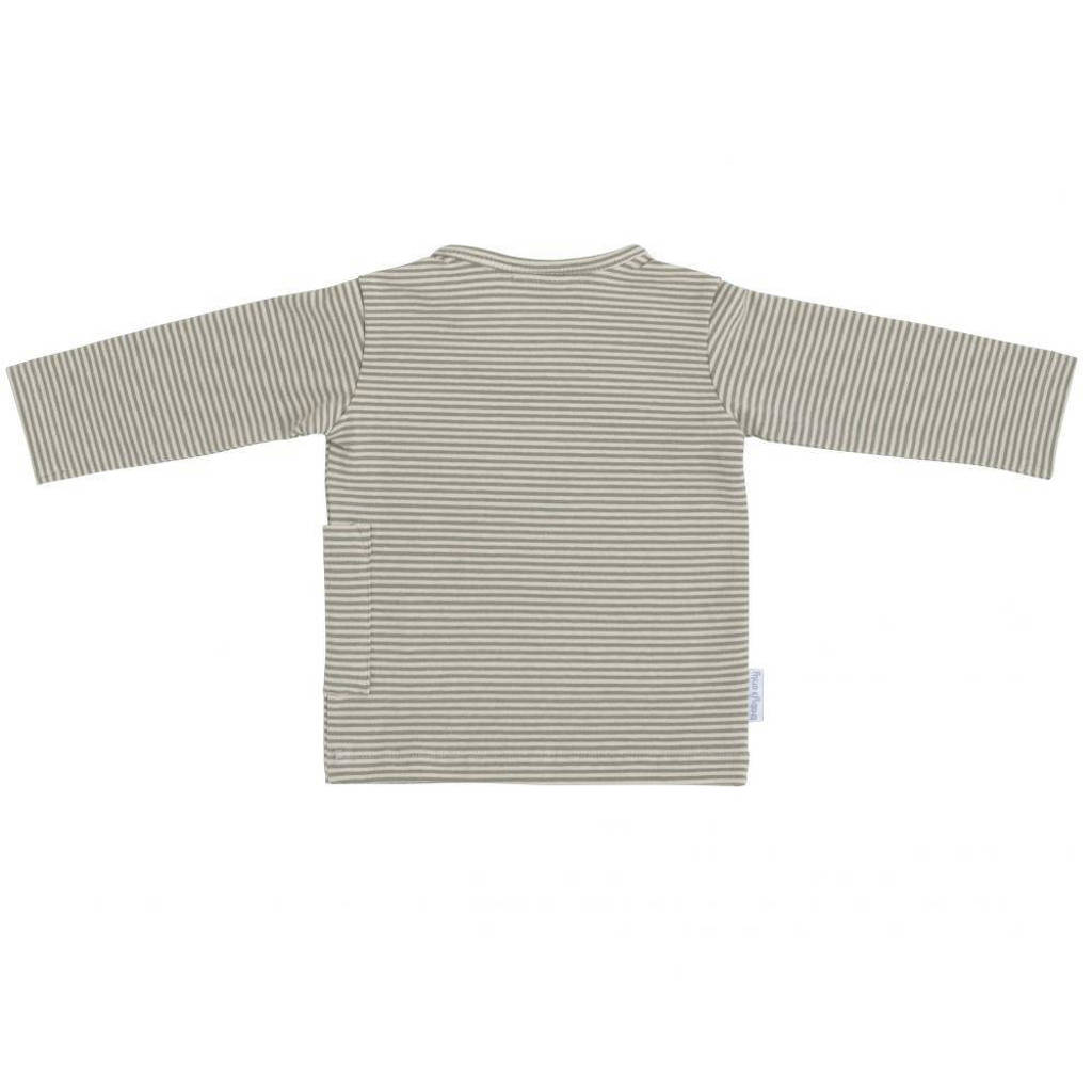 Baby's Only longsleeve Stripe lichtgroen/ecru