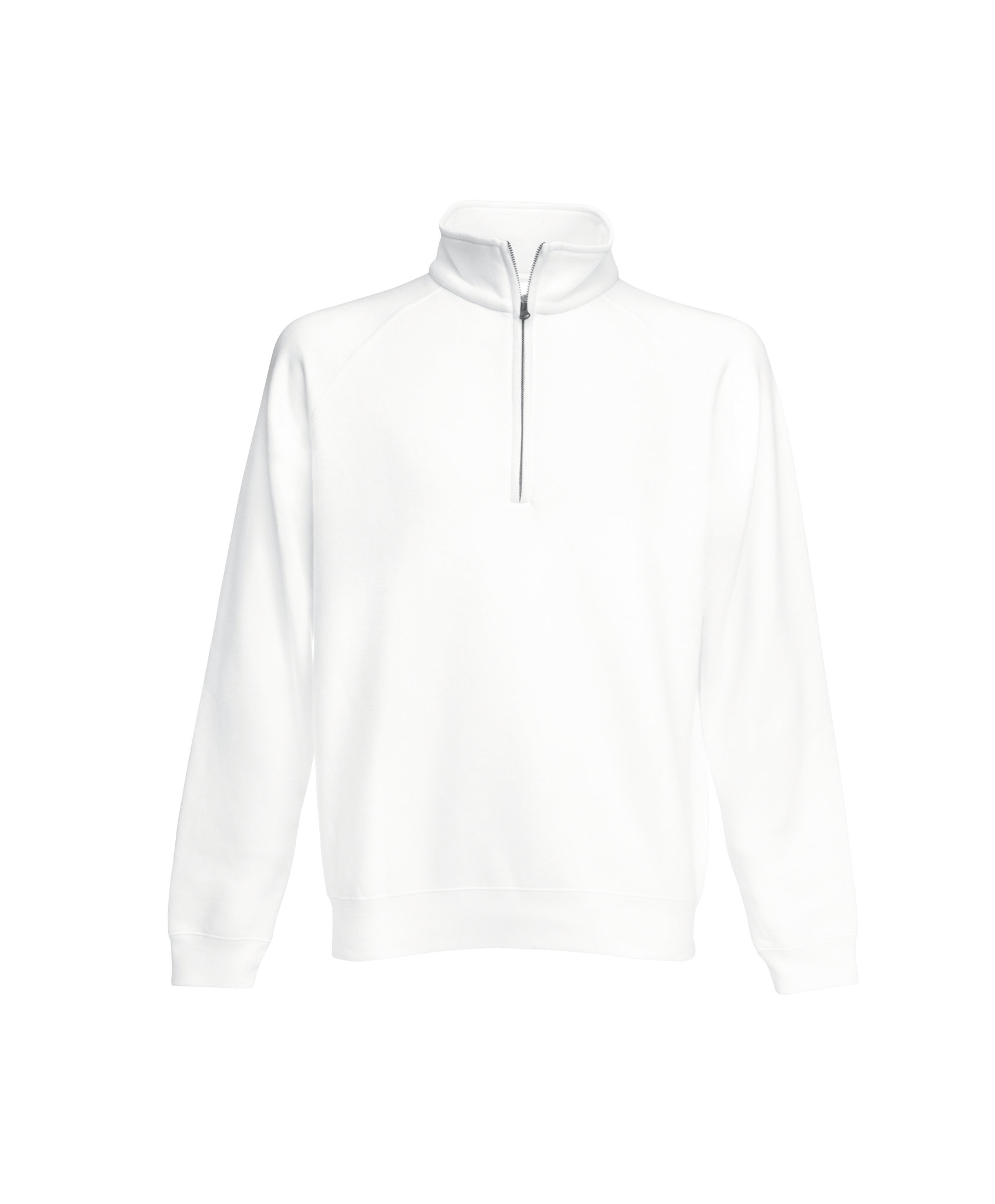 Fruit of the Loom 62-032-0 - Sweat à Col Zippé et Manches Raglan