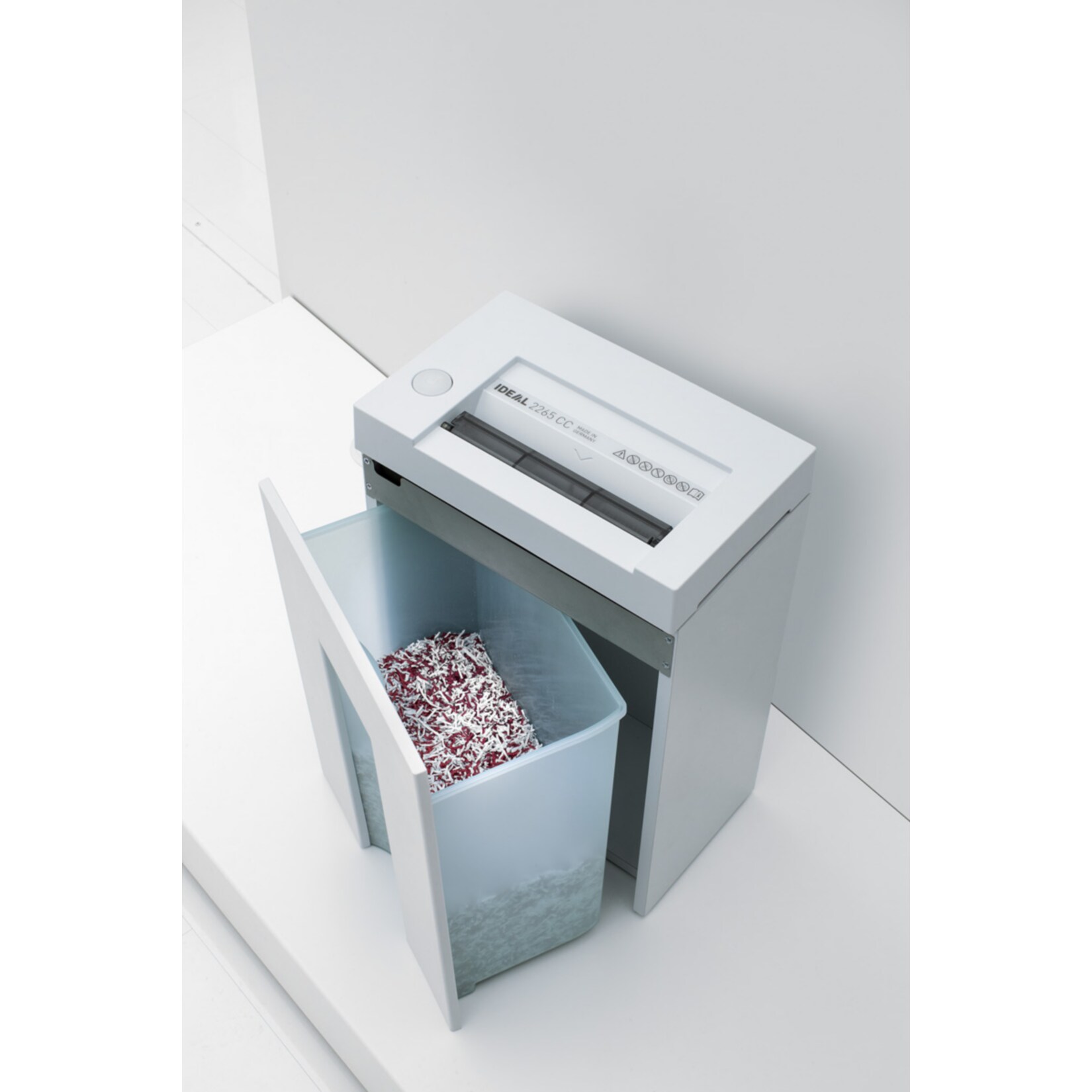 Schreibtisch-Aktenvernichter IDEAL 2265 CC Partikelschnitt 2 x 15 mm