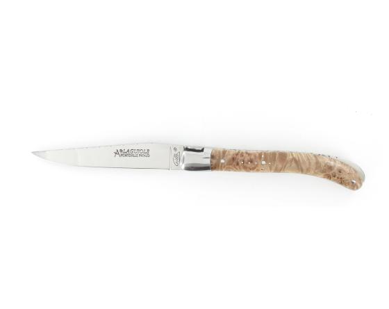 Laguiole Pocket Erable Stabilisé 14C28 Couteau de Poche - Laguiole par Fontenille Pataud
