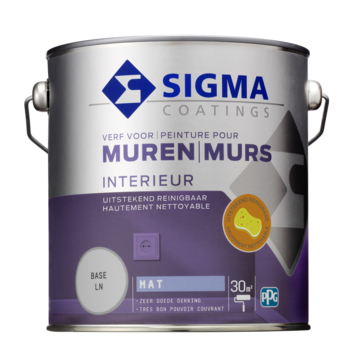 Sigma muurverf reinigbaar 2,5 liter