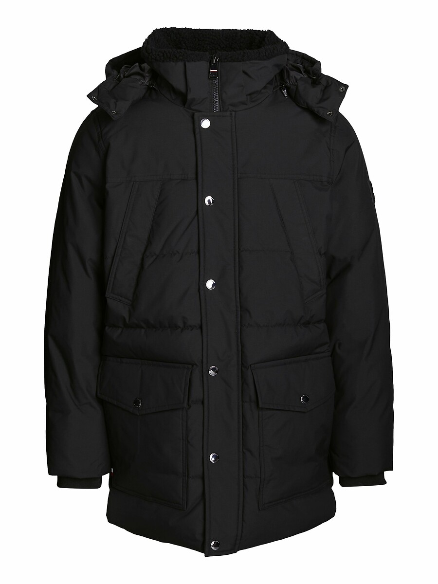 TOMMY HILFIGER<br>Parka com capuz removível, repelente à água e isolante