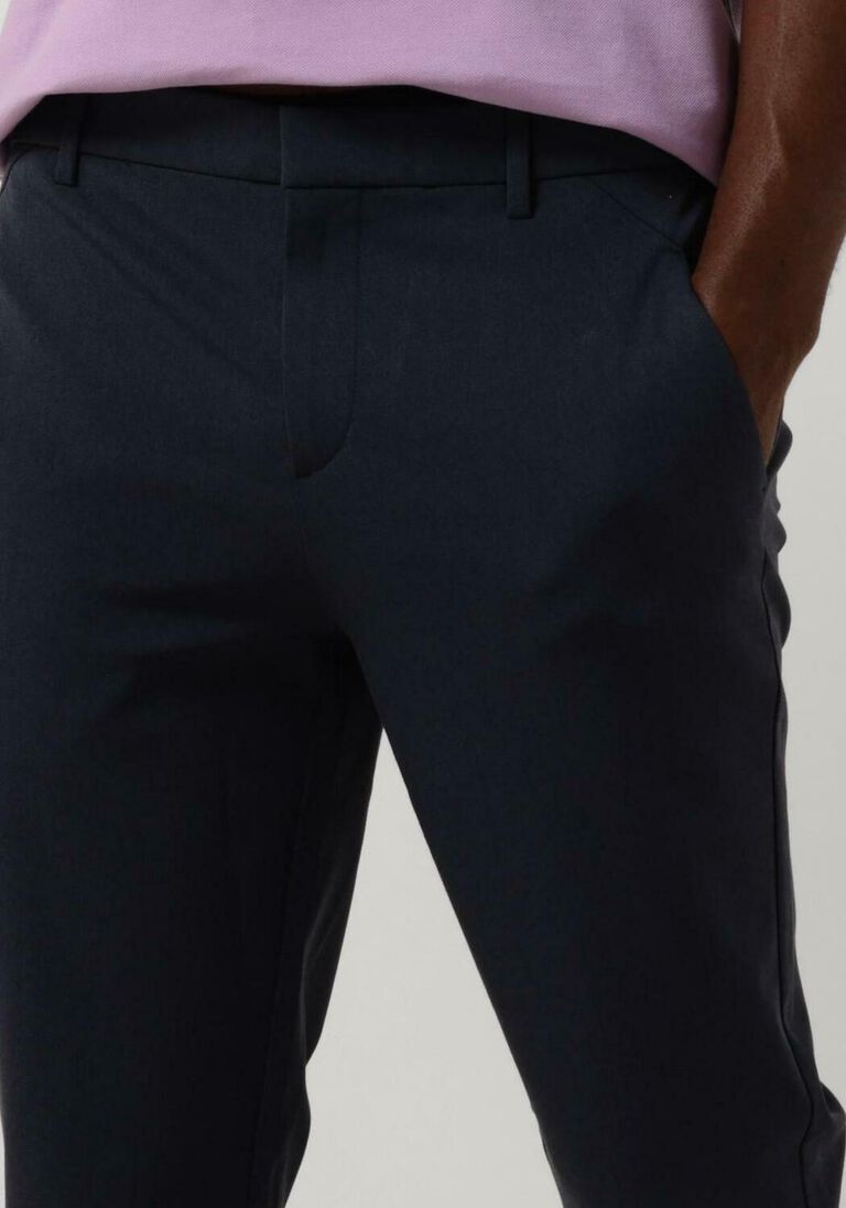 PLAIN donkerblauwe plain pantalon josh 315